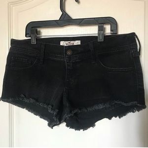 Hollister black Jean shorts